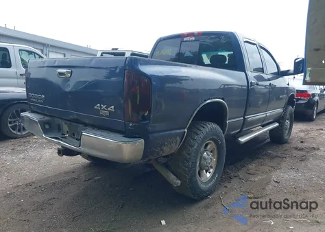 2004 Dodge Ram 2500 Slt/Laramie из США, поврежденный, VIN 1D7KU28D04J182269